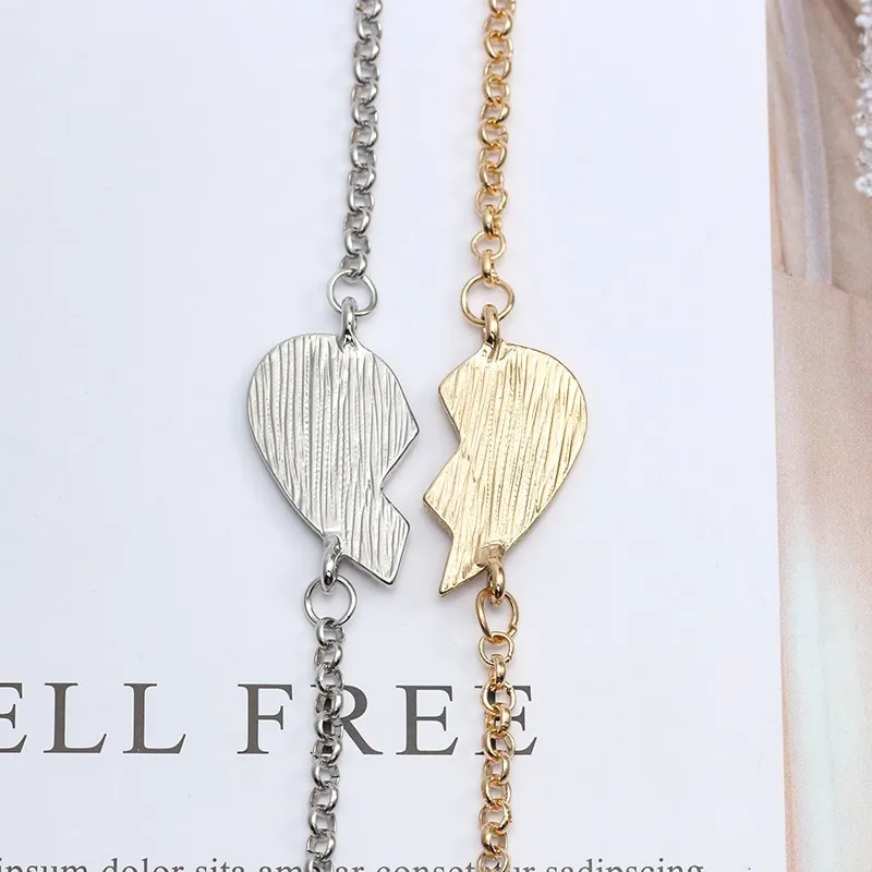 Браслет Best Friends Модный женский золотистый пазл браслет с надписью Love 2