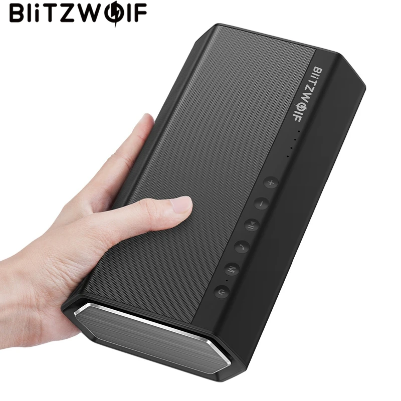 BlitzWolf BW-AS2 40W 5200mAh Double Driver Wireless Bluetooth Speaker 30W Strengthened Upward Bass Hands-free Aux-in Speaker BlitzWolf BW-AS2 40W 5200mAh Double Driver Wireless Bluetooth Speaker 30W Strengthened Upward Bass Hands-free Aux-in Speaker