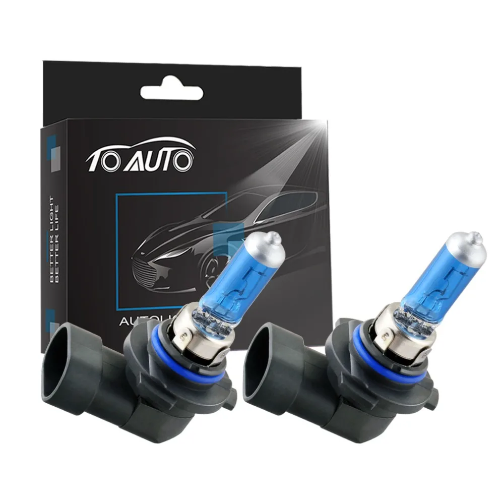 2pcs Halogen Bulbs 9006 HB4 100W 12V Car Headlight Lamp 5000K Super