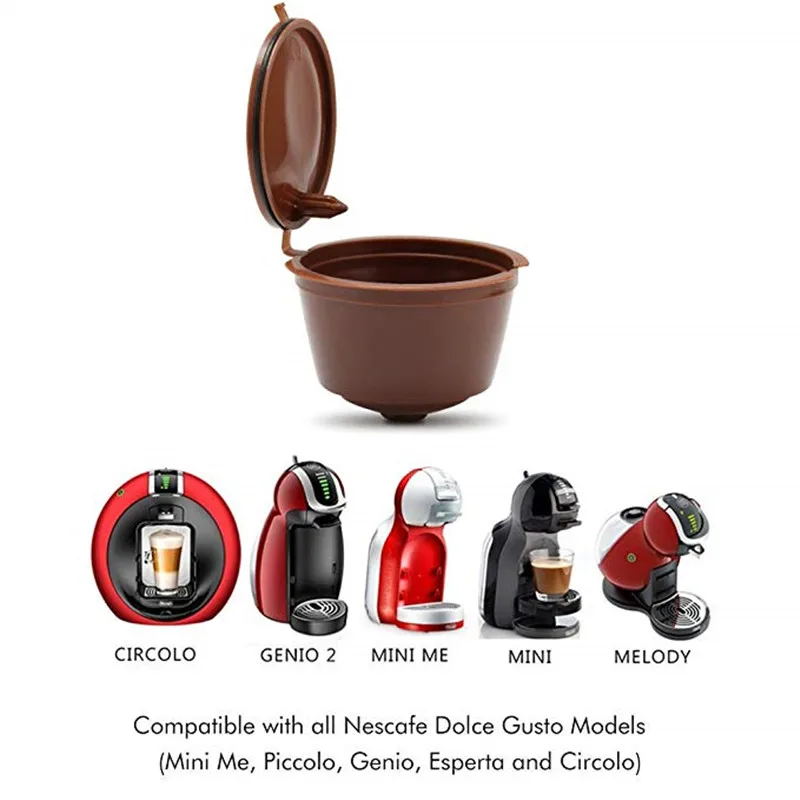 Используйте 150 раз dolce&gusto капсулы для кофе пластиковые многоразовые совместимые