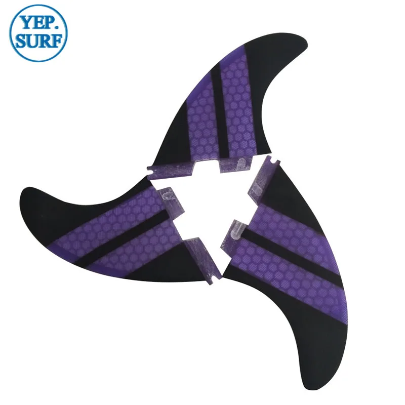 Surf FCSII fins Tri fin set G3/G5/G7/K2.1 Fibreglass Honeycomb Carbon free shipping