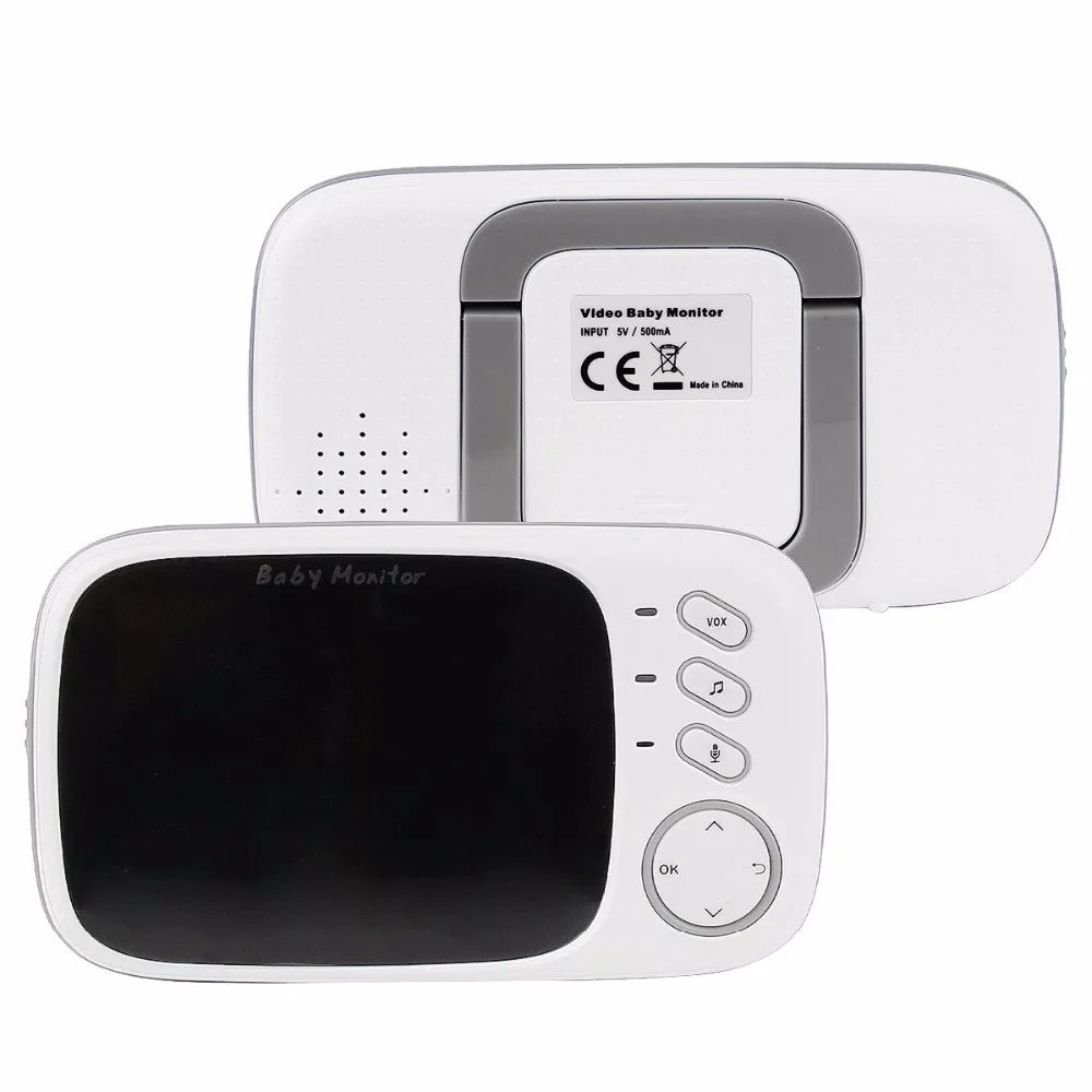 

Baby Monitor VB603 3.2 inch LCD IR Night Vision 2 way Talk 8 Lullabies Temperature monitor video nanny radio babysitter
