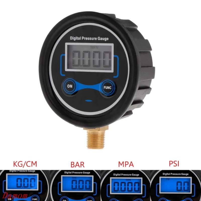 

0-200PSI LCD Digital Tire Pressure Gauge Car Auto Motorcycle Tyre Air PSI Meter 1/8" NPT