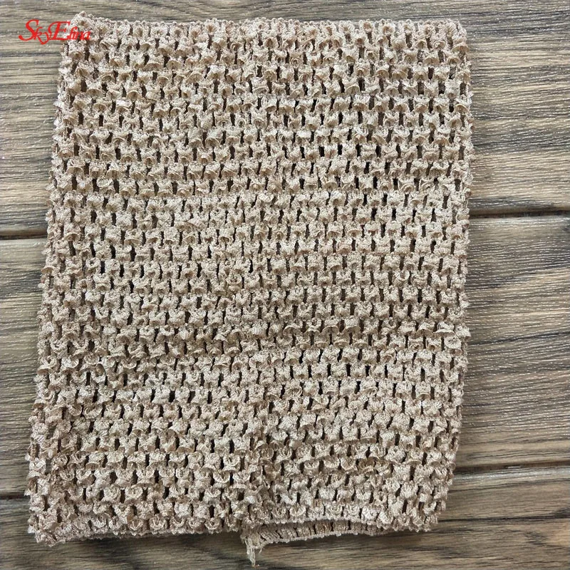 2023cm 9 Inches Children Handmade Wrapped Chest Elastic Baby Girl Skirt Fabric  DIY Knitted Tulle Tutu 6zsh939 (51)