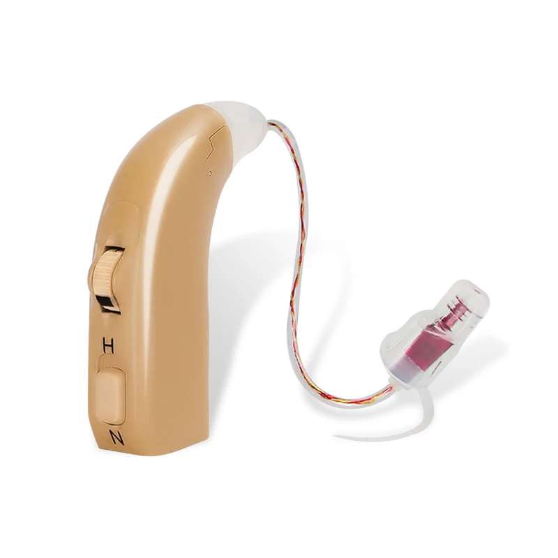 

Cofoe 1PCS BTE Hearing Aid RIC Rechargeable Adjustable volume Digital Sound Amplifier for Elderly Hearing Loss Ear Care Facility