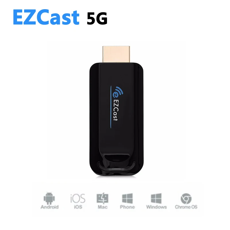 

New Ezcast 5G wireless hdmi wifi display allshare cast dongle adapter miracast TV stick Receiver Support windows ios andriod