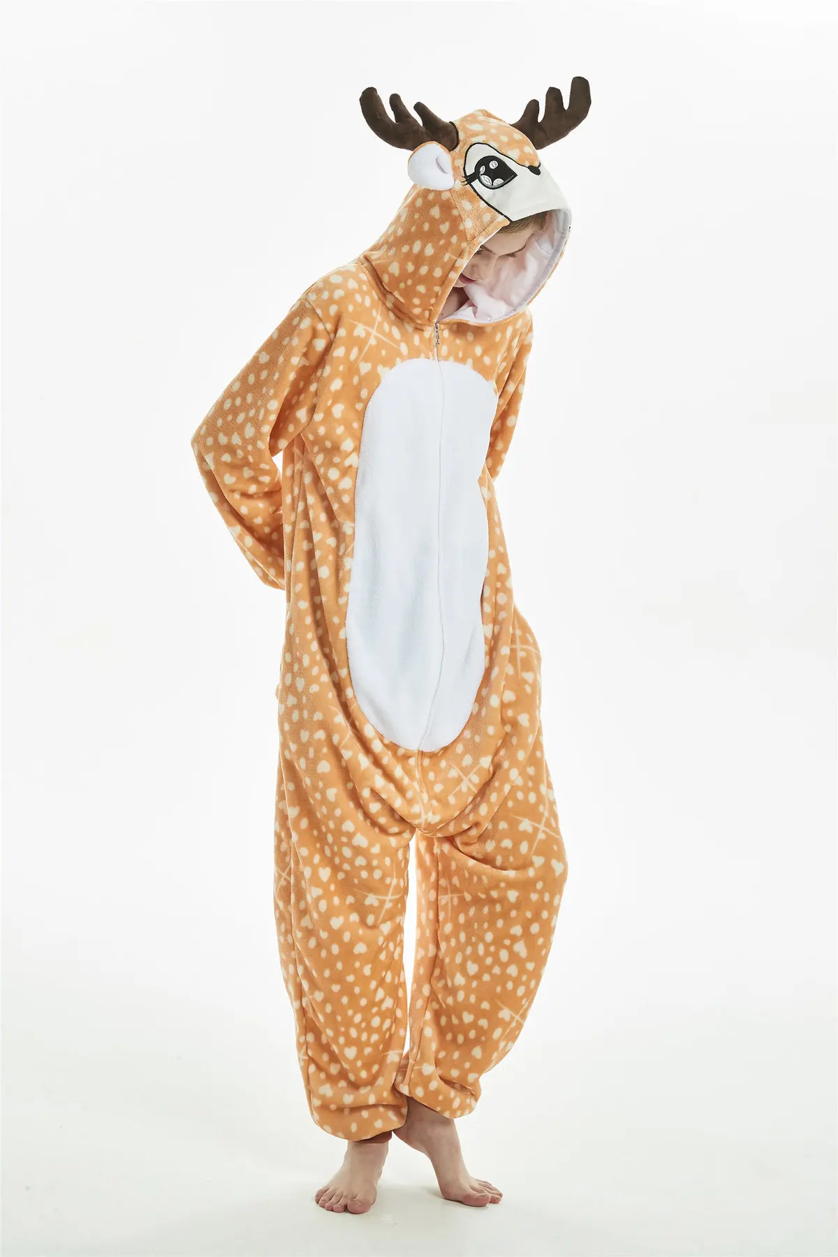 3 кигуруми Единорог Медведь Олень кошка собака пижамы для взрослых Косплей Костюм Onesie пижамы Домашняя одежда для вечеринок для женщин и мужчин пижамы