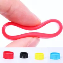 3 pièces raquette de Tennis poignée Silicone anneau Tennis Grip élastique protecteur surgrip Fix anneau absorbant extensible(China)
