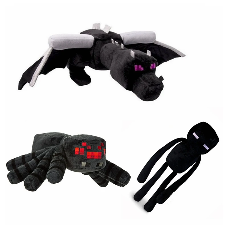 3 Pcs Por Lote Brinquedos De Pelúcia Enderman Minecraft Ender Dragon Aranha Boneca Brinquedos De Pelúcia Para As Crianças Presente Frete Grátis Ender Dragon Minecraft Plush Toy Endermanminecraft Plush Aliexpress