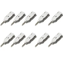 10Pcs 110 Test Head Rj11 Voice Connector Mdf Check Phone Voice For Krone Module Telecom Patch Panel #8 10Pcs 110 Test Head Rj11 Voice Connector Mdf Check Phone Voice For Krone Module Telecom Patch Panel #8
