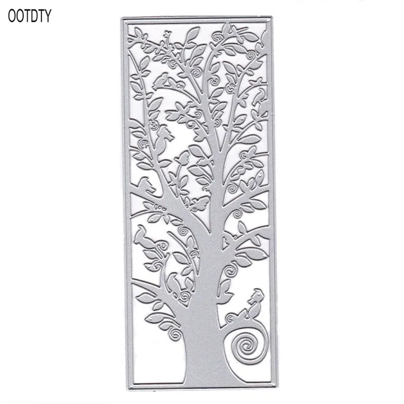 

Tree Frame Metal Cutting Dies Stencil DIY Scrapbooking Album Stamp Paper Card Embossing Crafts Decor OOTDTY