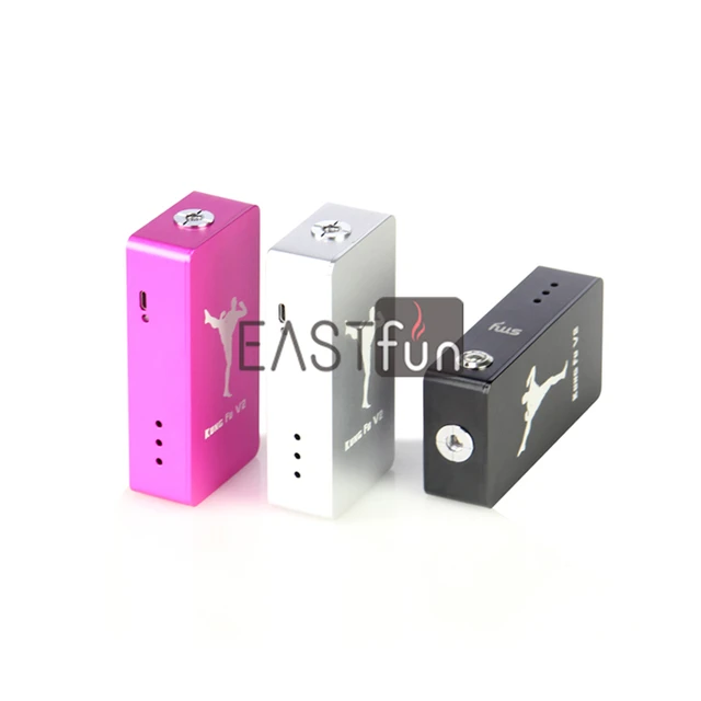 4 ШТ. Оригинал Smy Кунгфу v2 Box Mod Электронная Сигарета Механических Mod LED нижней жидкостью vape Mod