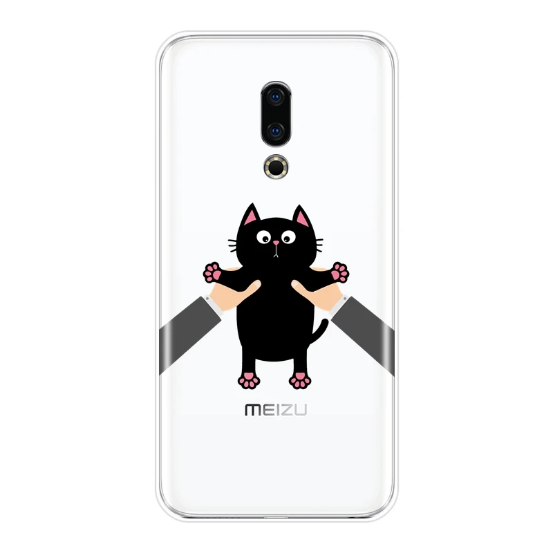Задняя крышка для Meizu Pro 6 7 Plus U10 U20 Забавный милый силиконовый чехол телефона с