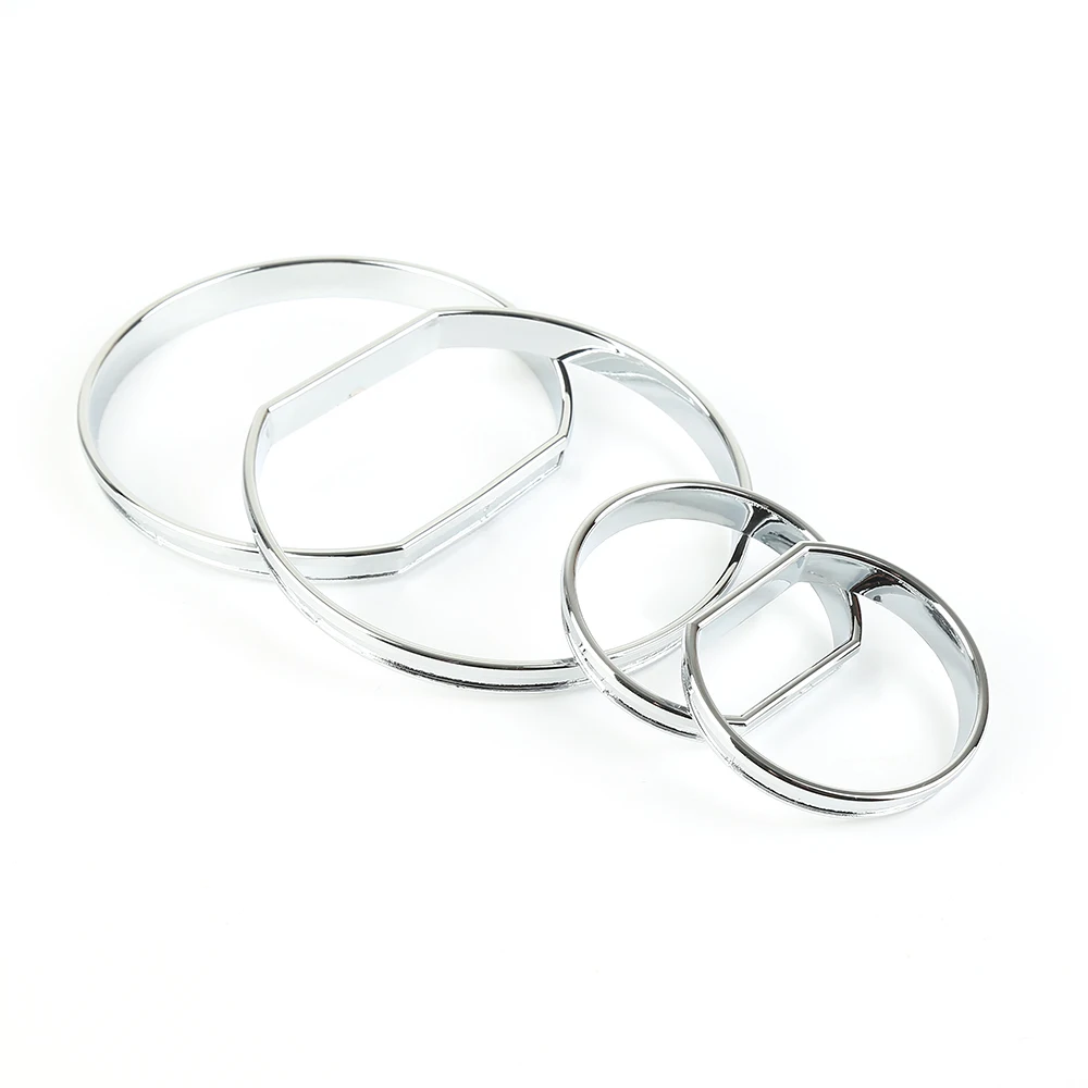 

Speedometer Gauge Dial Rings Bezel Trim for BMW E46 M3 Plastic Plated Tool 2000-2006 Decor Accessories Interior