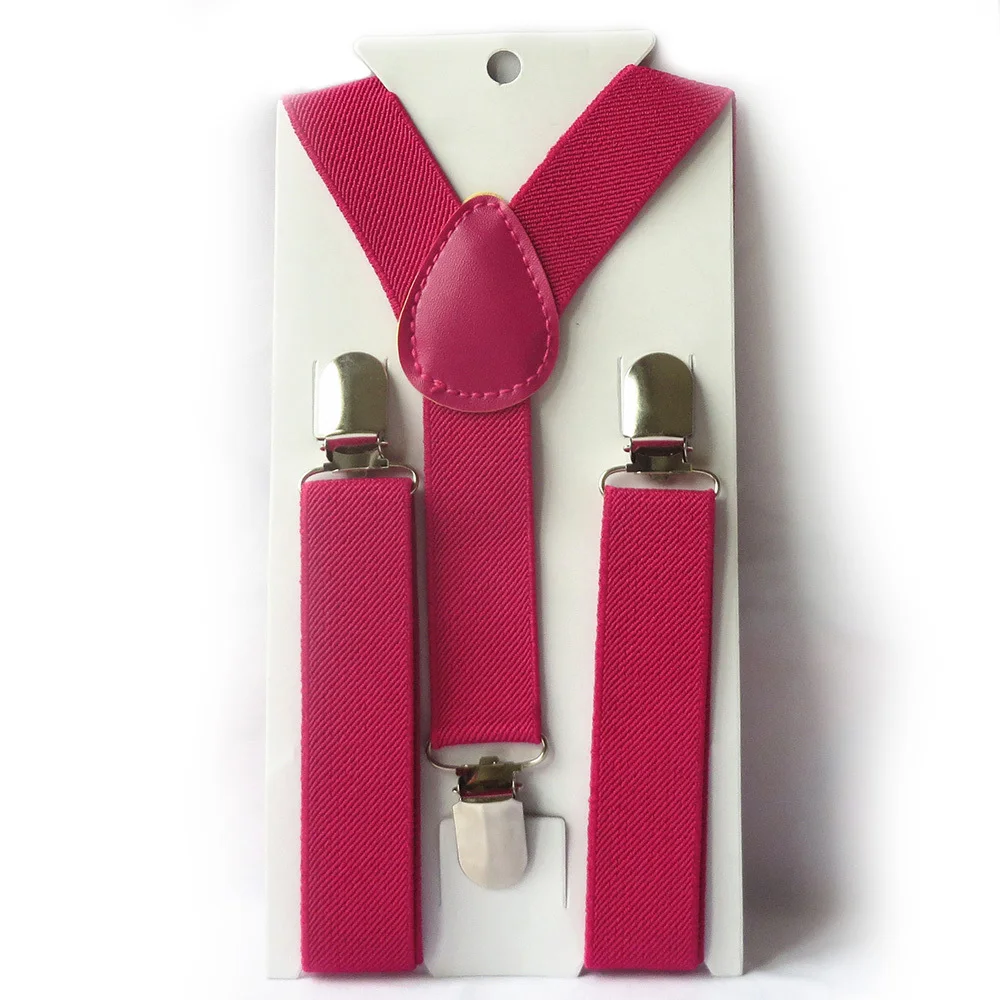 

Cute Baby Boys Girl Clip on Suspender Y Back Child Elastic Suspenders Braces