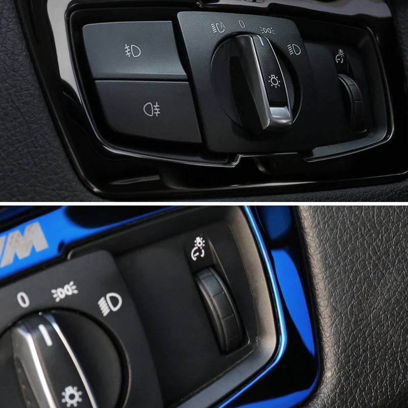 Аксессуары для BMW F30 F34 320i 3 серии переключатель фар из нержавеющей стали кнопки