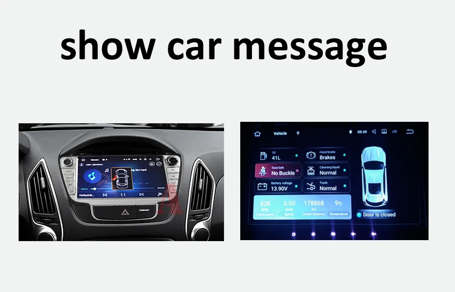 Cheap DSP IPS Car dvd Multimedia Player 8 core 4G 64G 2 Din Android 9 For Hyundai IX35 TUCSON 2009-2015 car radio GPS Navigation OBD2 1