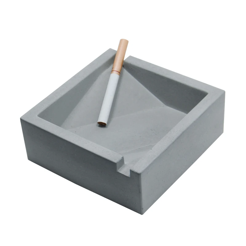 

Mold Silicone Square Cement Ashtray Diy Molds Concrete Clay Mould Handmade Molds Office Caffee Bar Home Decoration PRZY 001