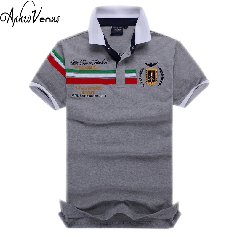 New arrival Camisa Top Shirt Embroidery Aeronautica Militare Polo Shirt Men Brand Shirt Short Sleeve Shirt