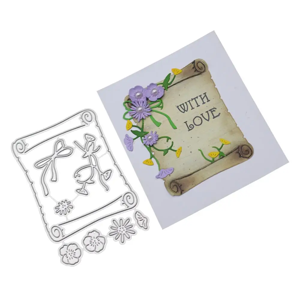 

Reel Frame Metal Cutting Dies Flower Stencil For Diy Scrapbooking Celebrating Paper Cards Making Stamps And Dies New 2019