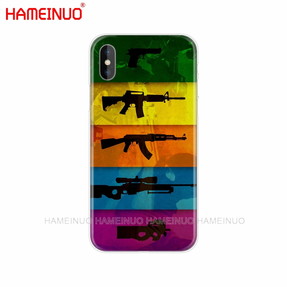 HAMEINUO счетчик Strike CS GO и PUBG чехол для сотового телефона для iphone X 8 7 6 4 4S 5 5S SE 5c 6s plus - Цвет: 80886