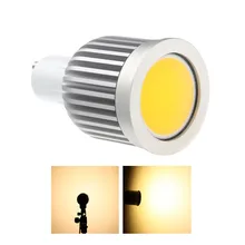 GU10 5 Вт COB Светодиодный точечный светильник, лампочка энергосберегающая высокой Яркость теплый белый 85-265 в настенный светильник для украшения дома