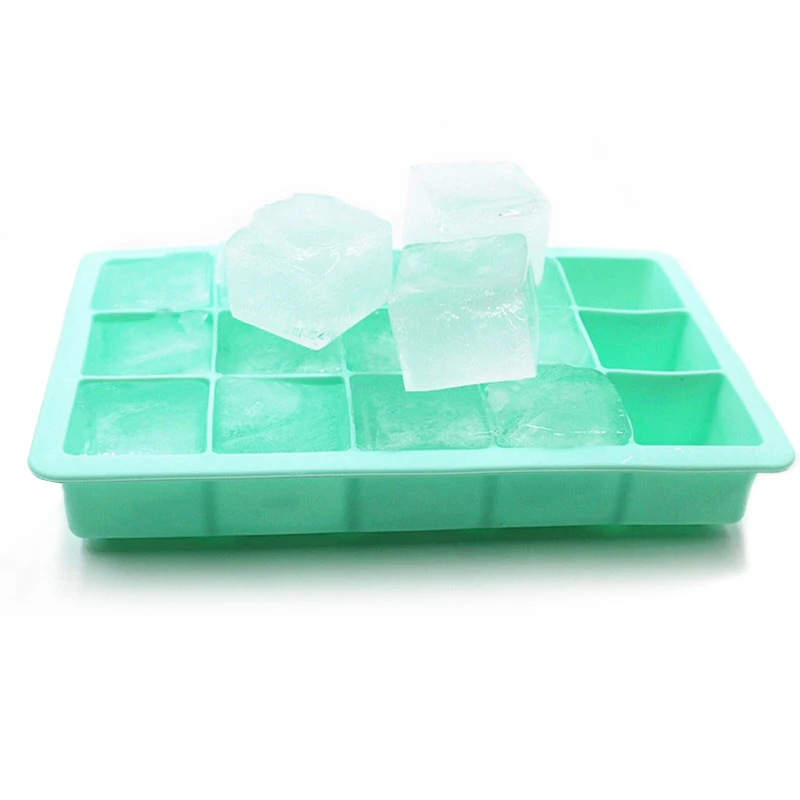 15 решеток силиконовые лотки с формами для кубиков льда квадратной формы ледяной кубик производитель фруктов форма для мороженого на палочке для вина бар питьевой