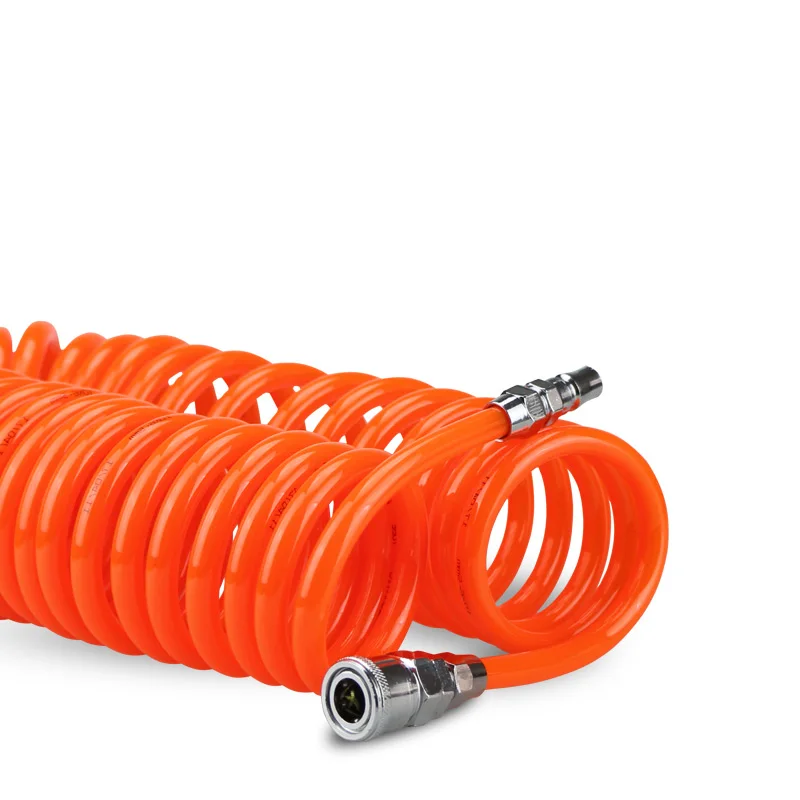 

Air Compressor Hose 9M PU pipe Pneumatic Components Spring Tube Portable Coupler PP20+SP20