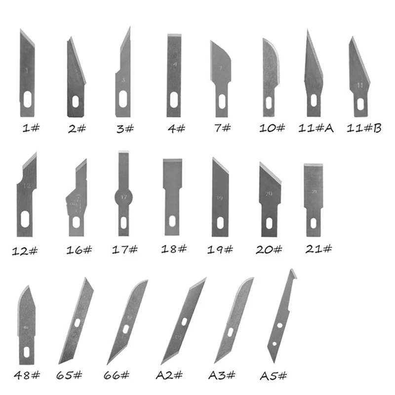 10 шт. один лот 11# нож для резьбы по дереву замена лезвия хирургическое лезвие для скальпеля Гравировка Ремесло скульптура нож