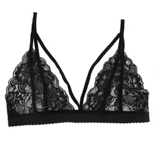 G34 Sexy font b Bra b font Floral Lace Wire font b Bra b font Bustier