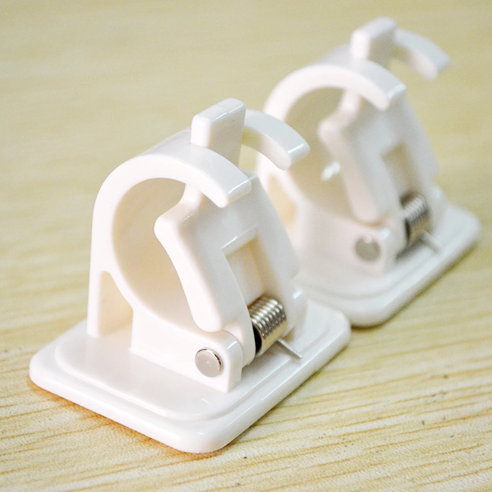 

2/8pcs Wall Hooks Bathroom Storage Self Adhesive Practical Clip Strong Load Capacity Hanger Rail Rack Easy Mount Wall Hooks #716