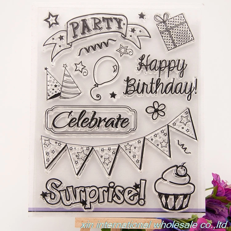 embossing folders encre scrapbooking ACRYLIC VINTAGE clear stamps FOR