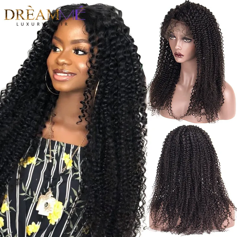 kinky curly huamn hair wigs  (1)
