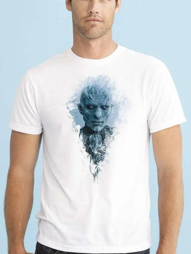 Белая футболка WALKER GOT OF GAME THRONES JON SNOW TV SHOW летняя Мужская модная Повседневная с