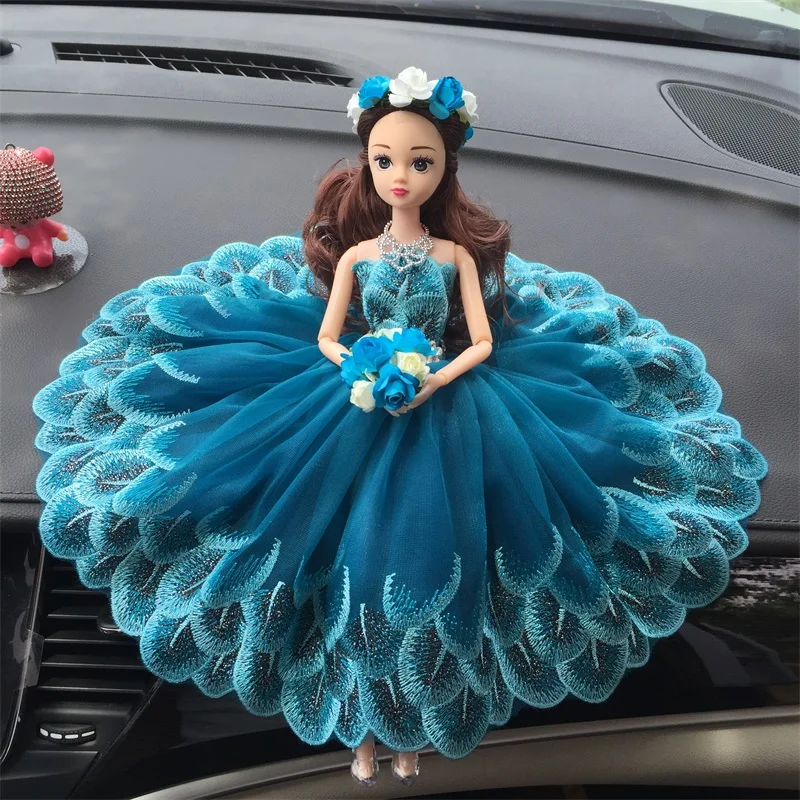 Новые аниматоры куклы принцесса кукла с коробкой Белоснежка Ариэль Рапунцель Золушка Аврора куклы Белль для девочек - Цвет: color2