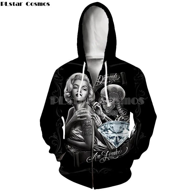marilyn monroe diamond hoodie