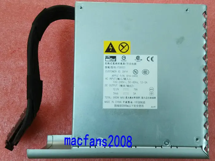 Delta Electronics A1289 FS8001 DPS 980BB 1 614 0455 блок питания для сервера 980 Вт|power supply psu|server power supplyserver