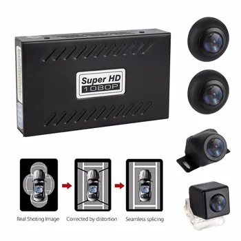 Universal Waterproof 360 Degree 720P Car DVR Recording Rear View Camera Remote Control Bird View Panorama System 4 Cameras Universal Waterproof 360 Degree 720P Car DVR Recording Rear View Camera Remote Control Bird View Panorama System 4 Cameras