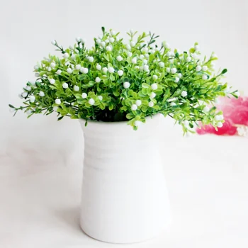

Simple modern home decorations small ornaments ceramic artificial flower set insert vase creative living room shelf display