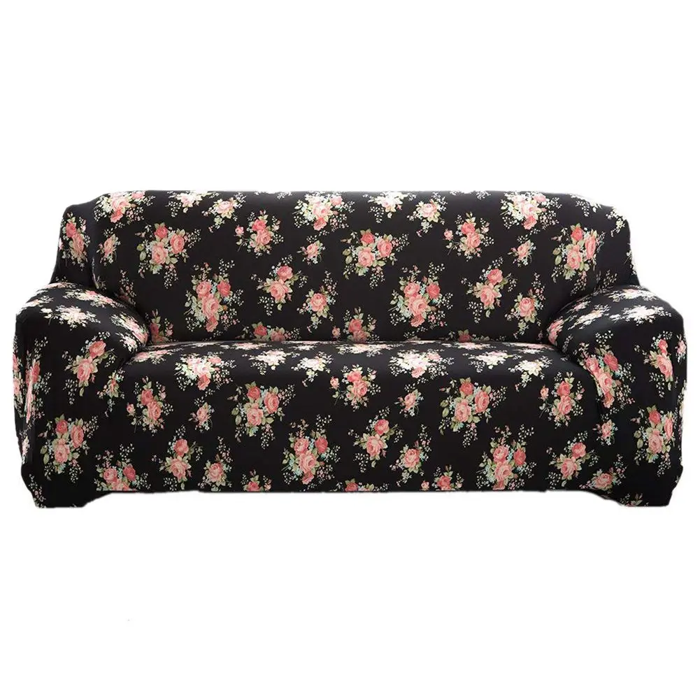 HOT SALE Elastic Stretch Sofa Cover 3 Seater Couch Rose, 190 230cmin