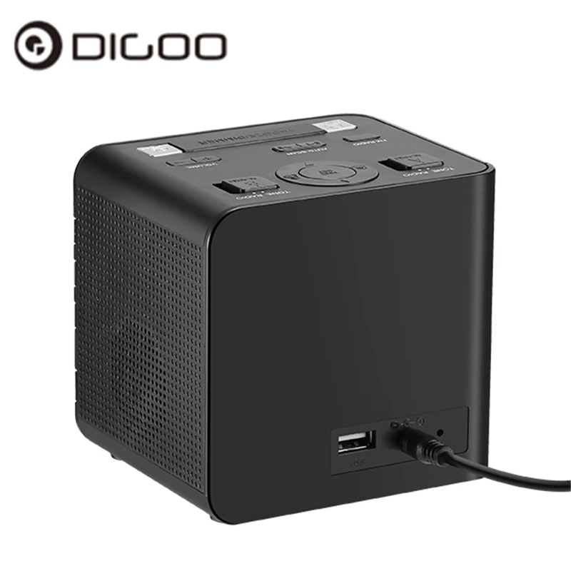 Digoo DG-CR7 CR7 Digital LED Ampio Display Alarm Clock USB Radio AM/FM Doppio Allarme Con Snooze 11.93 cm x 10.41 cm x 10.92 cm