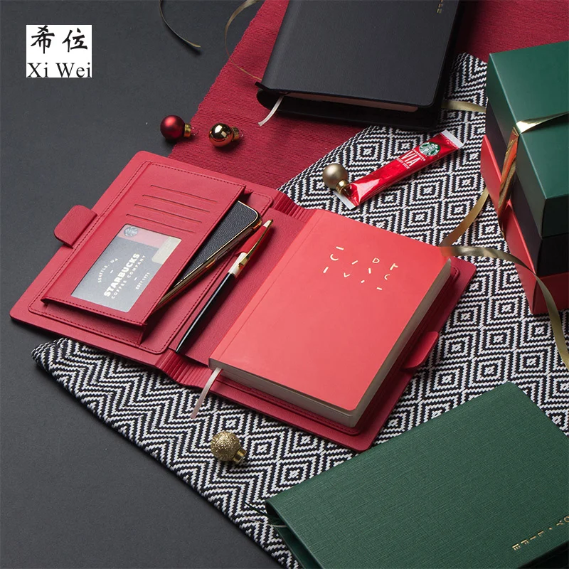 Small And Fresh Simple Business Notebookleather Notebook Hardcover Diary