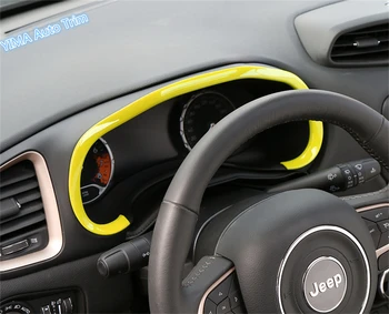 

Lapetus Auto Styling Dashboard Dash Board Decoration Display Screen Strip Cover Trim 4 Colors Fit For Jeep Renegade 2015 - 2020