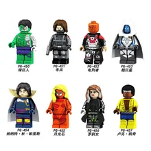 80 шт. PG8117 Супер Герои Халк Зимний Солдат Электроинструмент супергигантский изгой люк строительные блоки кирпичи детские игрушки