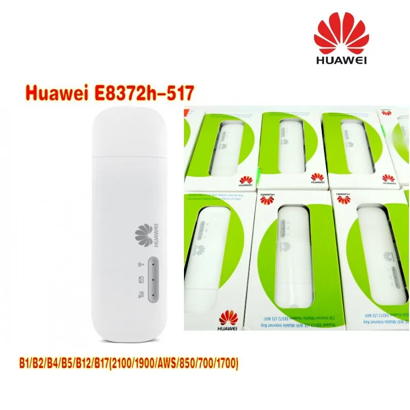 Лот из 5 шт разблокирована huawei E8372 150 mbps модем E8372h 517 4G Wi Fi маршрутизатор LTE lte