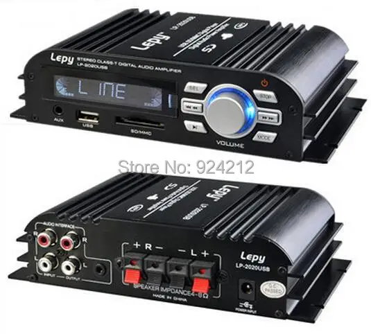 Lepy (lepai) LP 2020USB Hi Fi Audio Mini Amplifier Remote
