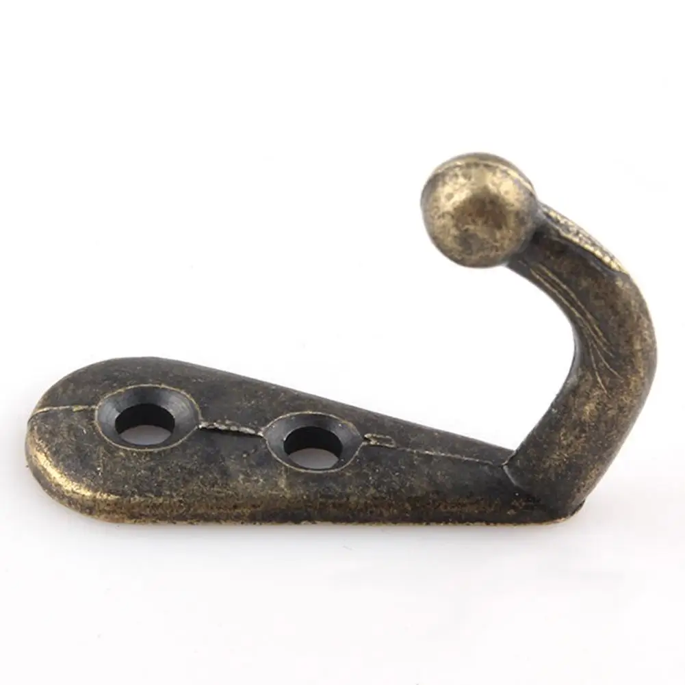 

Adeeing 10pcs Antique Bronze Wall Hooks Hanger for Clothes Coat Hat Bags Towel Home Decor