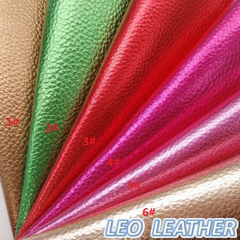 

1PCS 21X29CM Synthetic Leather,Litchi Grain Metallic Leather For DIY Accessories 7S99A