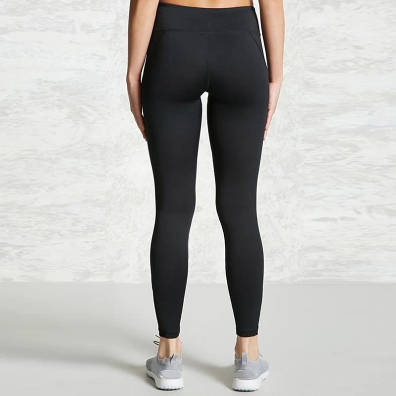 Женские штаны для бега, женские спортивные, уличные, спортивная одежда для йоги, карманные, фитнес тренировки, длинные узкие брюки, большие размеры
