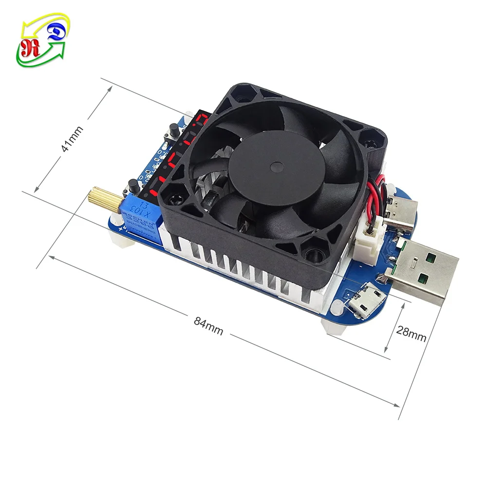 Chargeur RC Intelligent HD35/HD25 2S-6S LiPo 7A avec Balance USB en cours d'utilisation, avec batterie LiPo connectée.